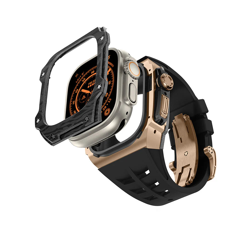 Vanguard Carbon Fiber Apple Watch Ultra - Black Case