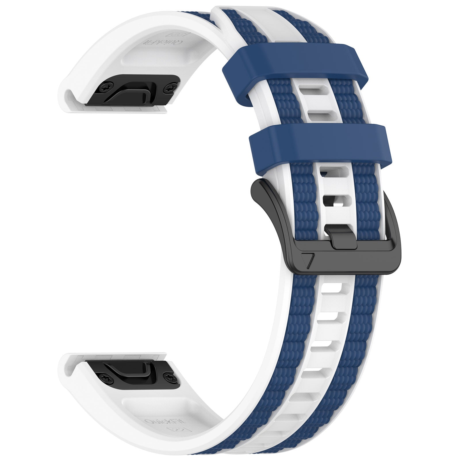 Two-tone Textured Silicone Watch Strap For Garmin