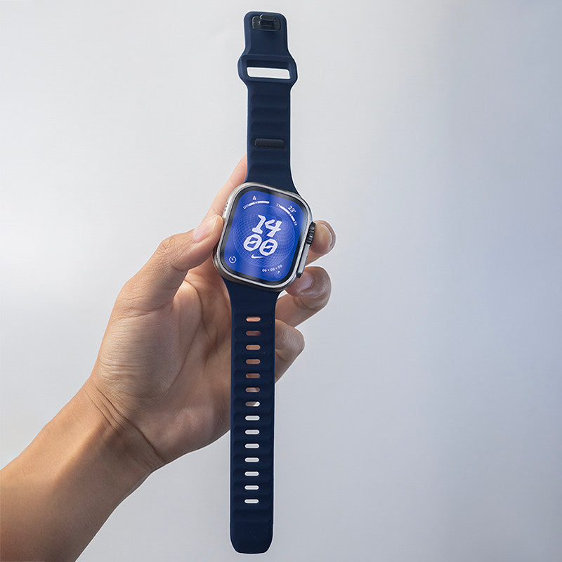 Asymmetric Ridge Design Sport Band For Apple Watch
