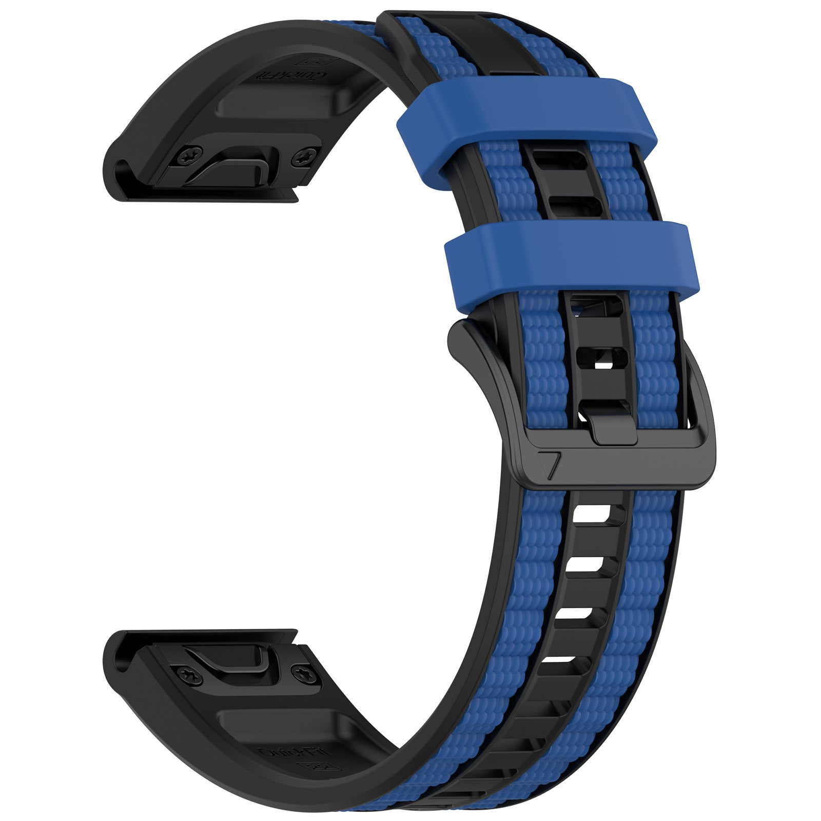 Two-tone Textured Silicone Watch Strap For Garmin