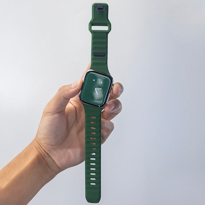 Asymmetric Ridge Design Sport Band For Apple Watch