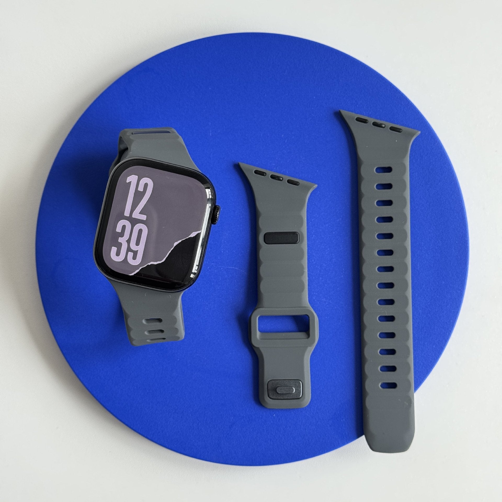 Asymmetric Ridge Design Sport Band For Apple Watch
