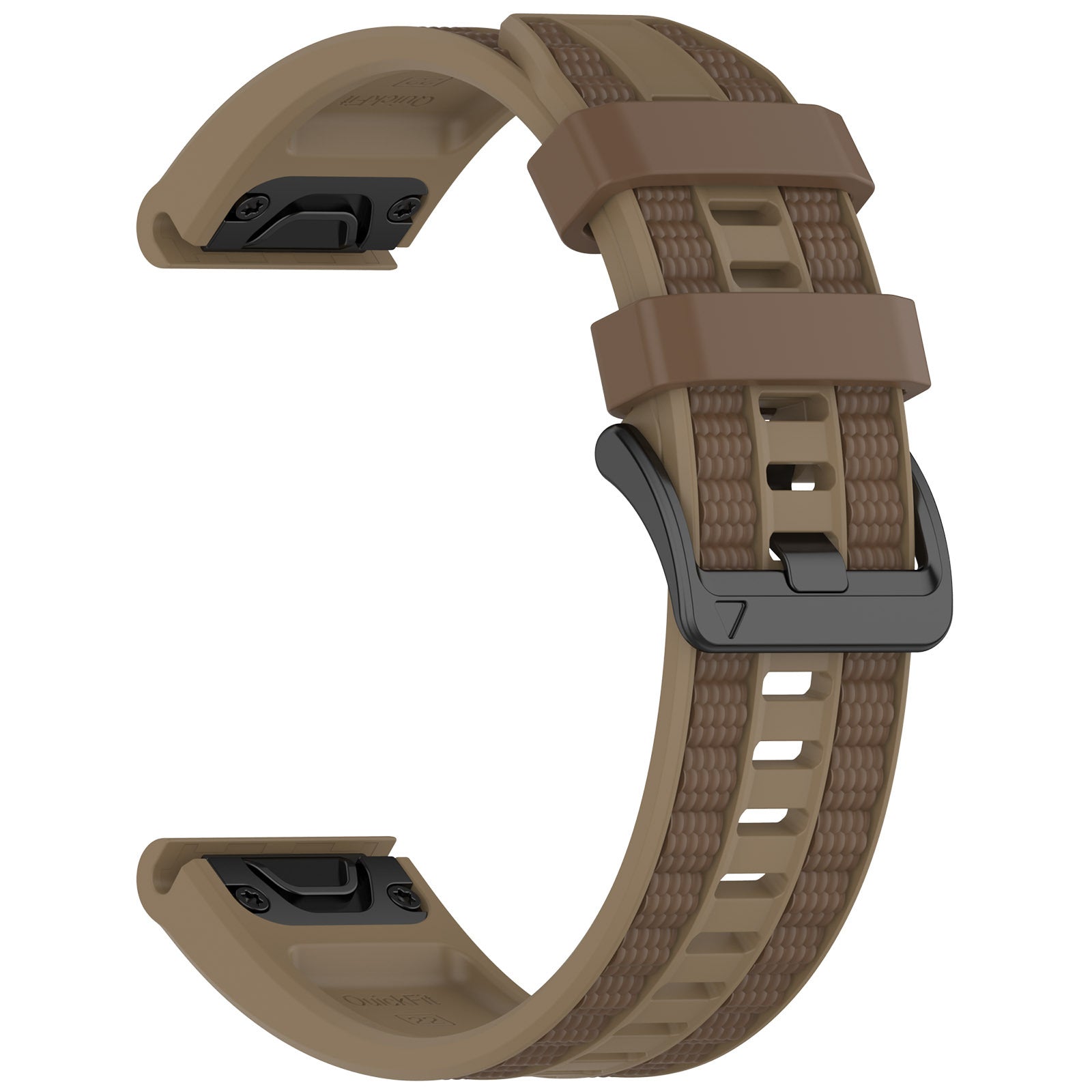 Two-tone Textured Silicone Watch Strap For Garmin