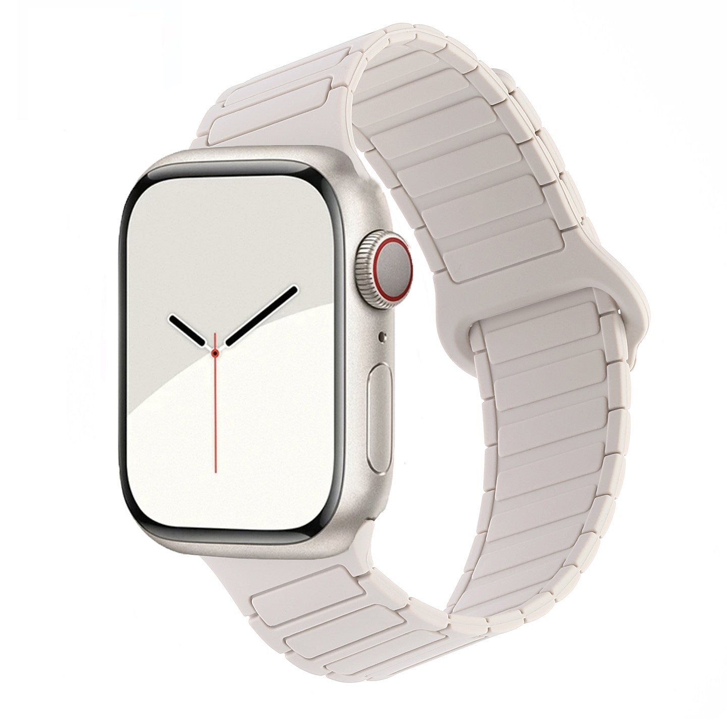 Asymmetrical Wave-Patterned Sports Strap For Apple Watch