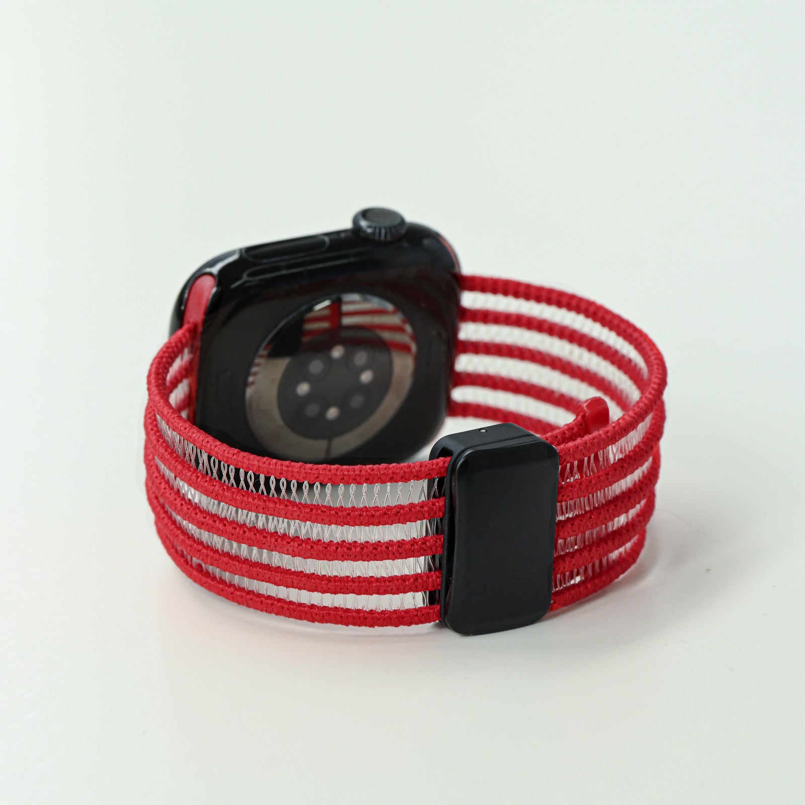 Fish Silk Mesh Breathable Magnetic Soft Strap For Apple Watch