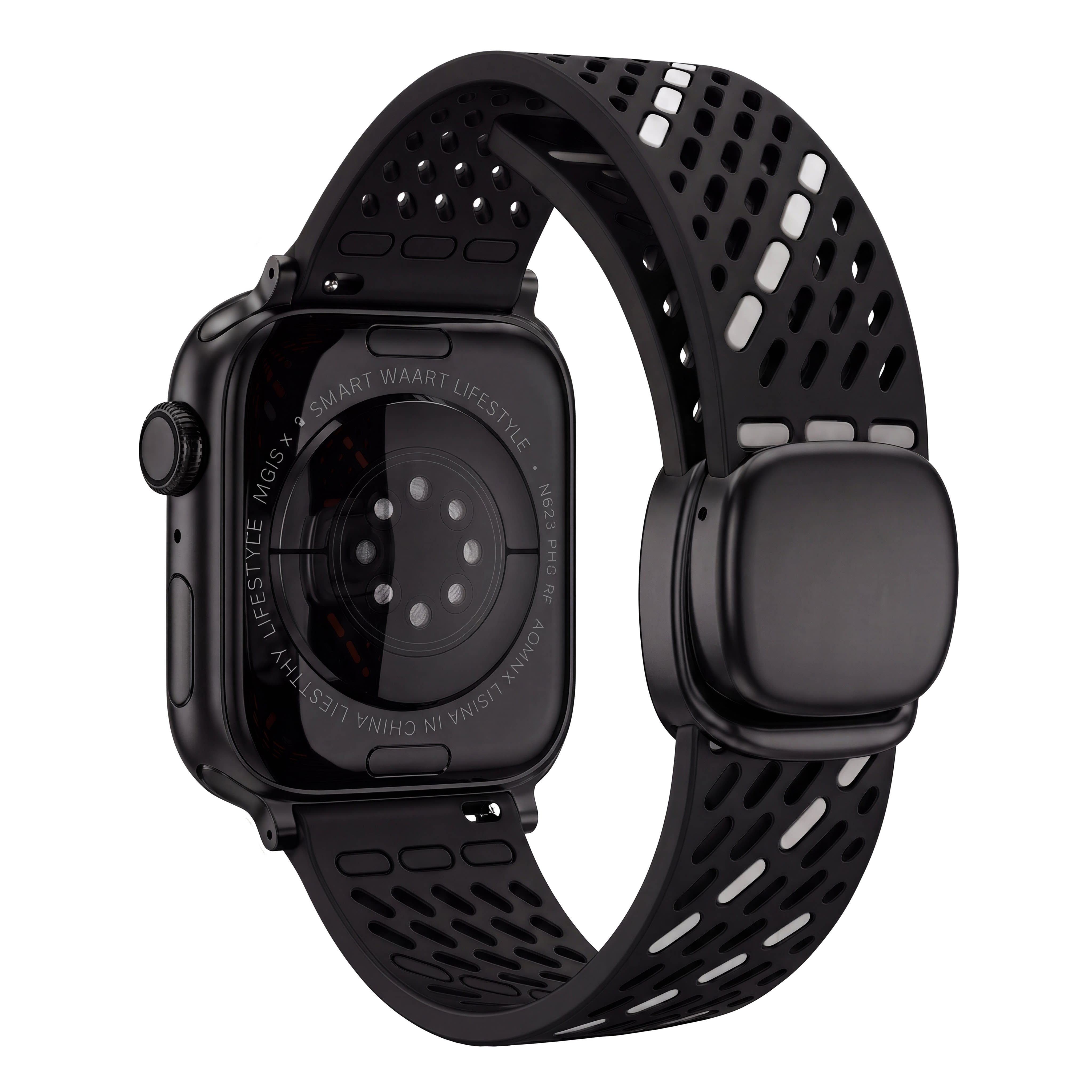 Breathable Magnetic Silicone Band for Apple Watch