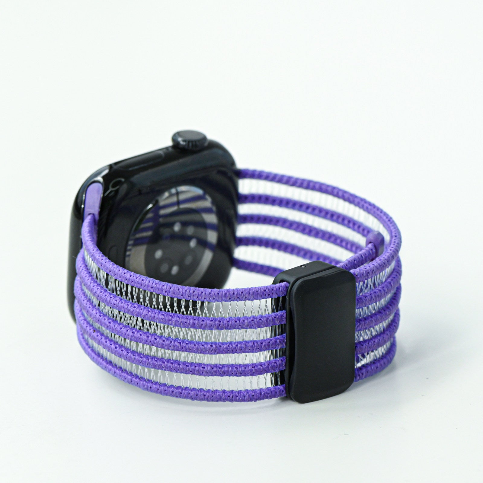 Fish Silk Mesh Breathable Magnetic Soft Strap For Apple Watch