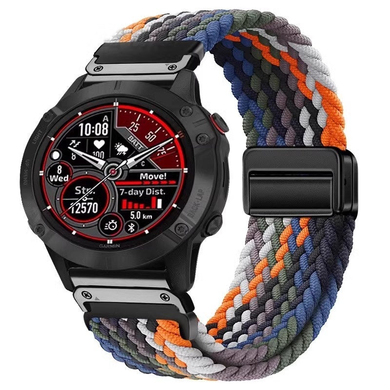 Magnetic Buckle strap for Garmin Fenix 6X 6 Pro 8 7 7X 5 5X Plus
