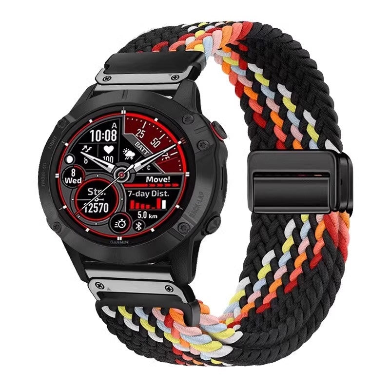 Magnetic Buckle strap for Garmin Fenix 6X 6 Pro 8 7 7X 5 5X Plus