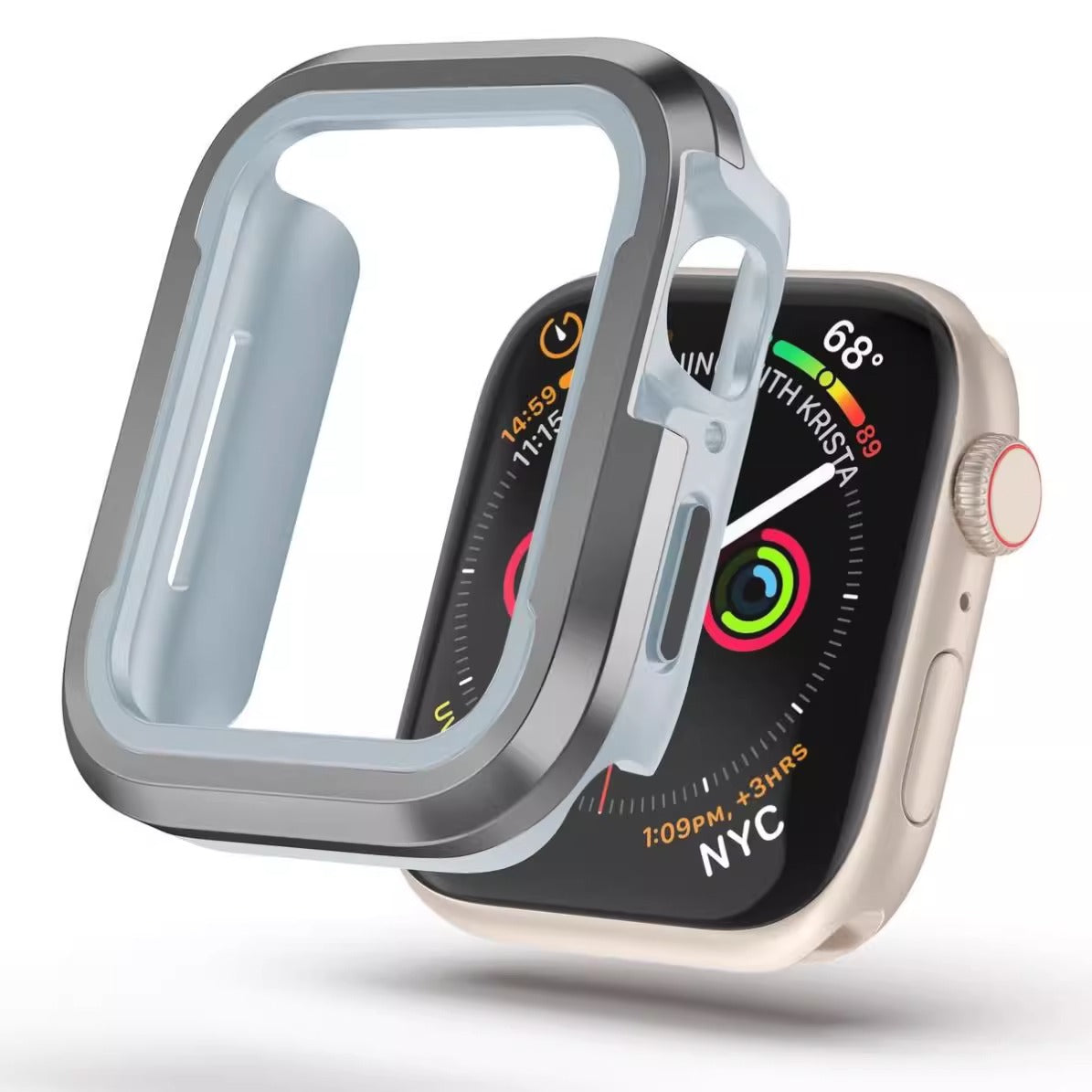 Aluminum Alloy Case Bumper For Apple Watch