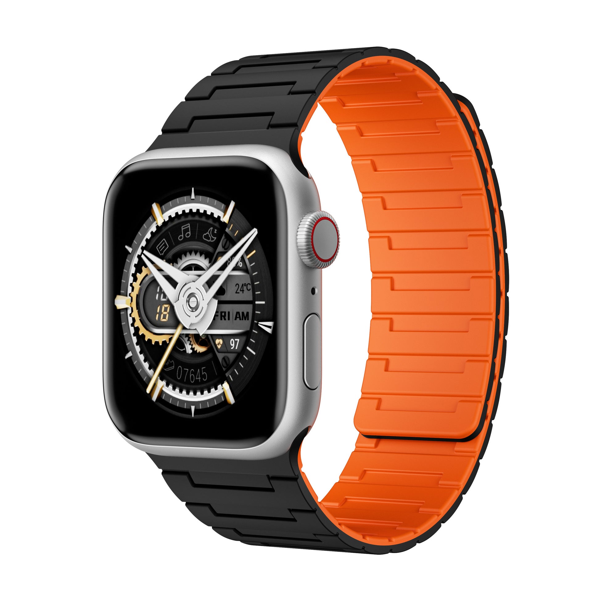 BG-N54 Silicone Magnetic Watch Strap For Apple Watch