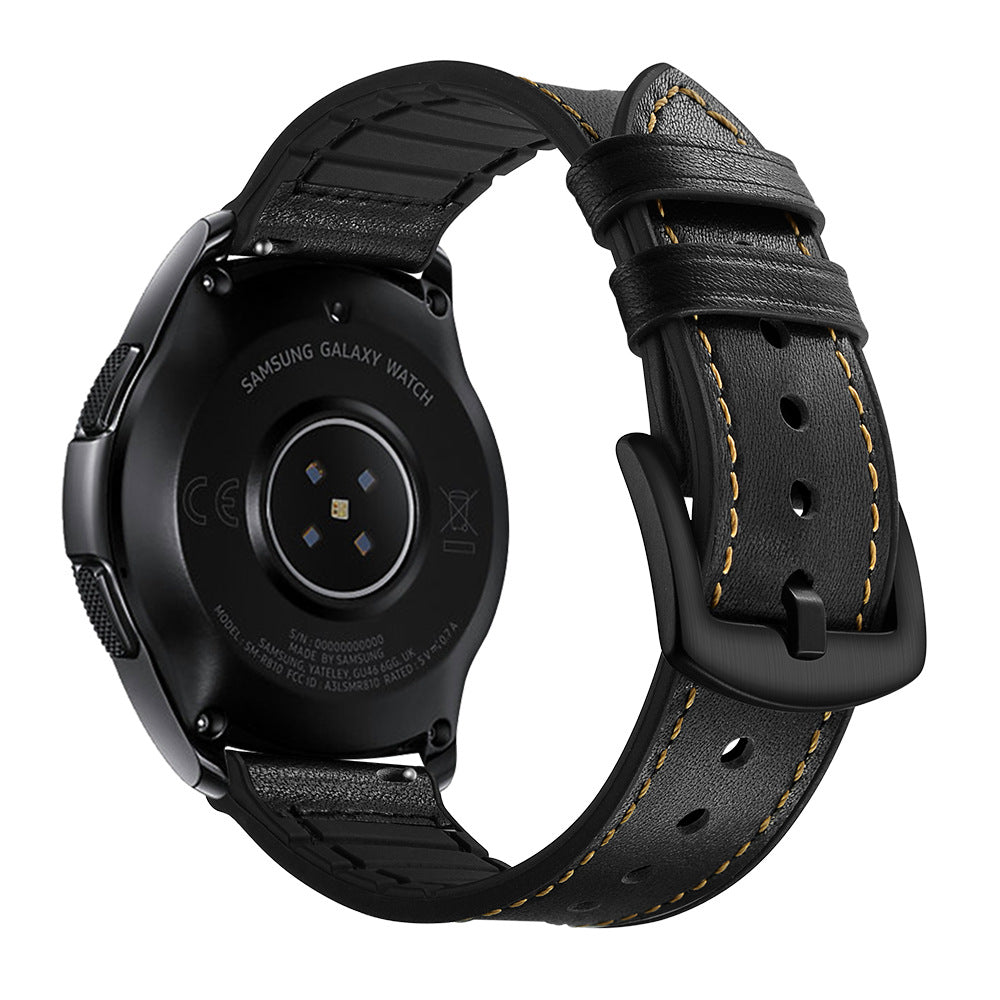 Leather Luxury Watch Band For Samsung Watch 7/ 6 /5 Pro/5/4