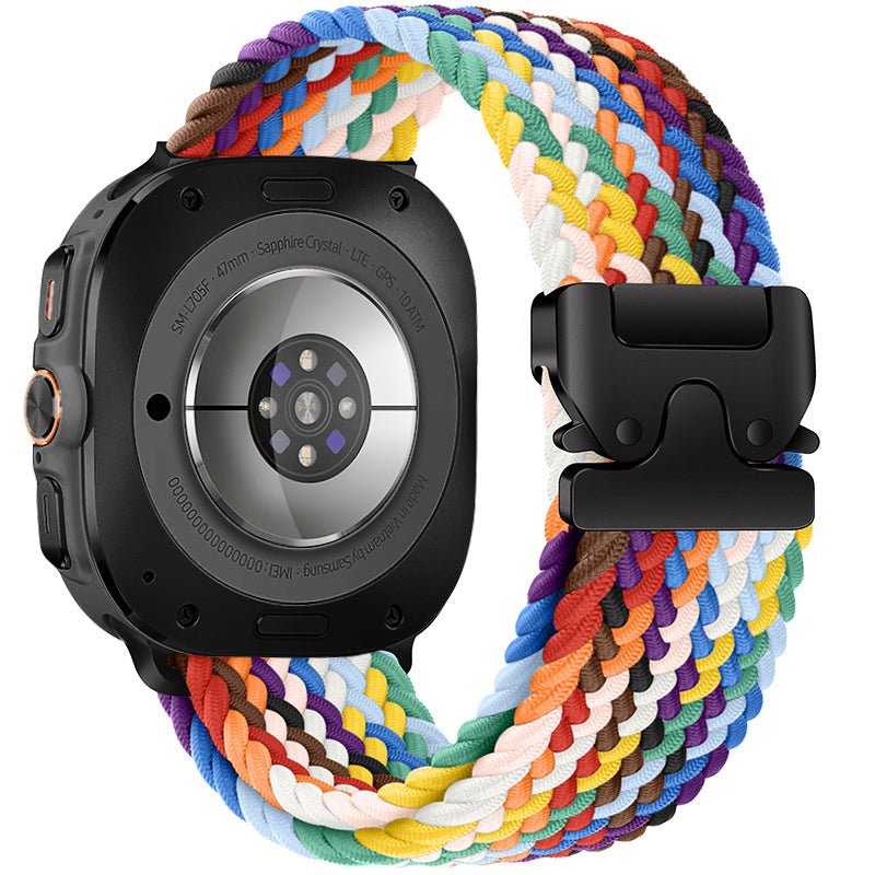 Nylon Braided Band For Samsung Galaxy Watch Ultra / 7 /6 / 5 / 4