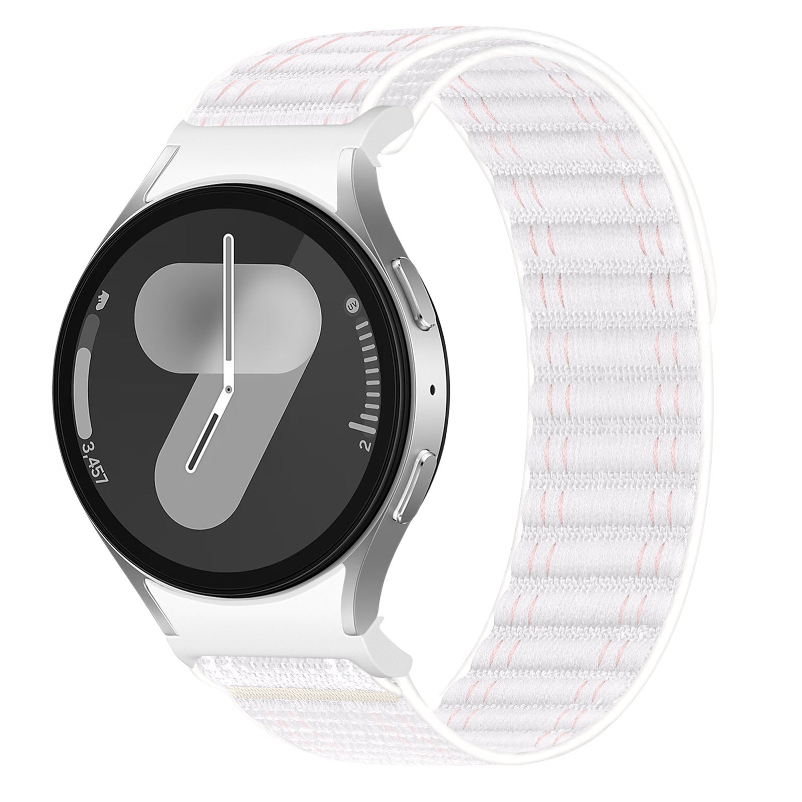 Wave Pattern Nylon Strap For Samsung Galaxy Watch Ultra /7/6/5/5 Pro/4/4Classic
