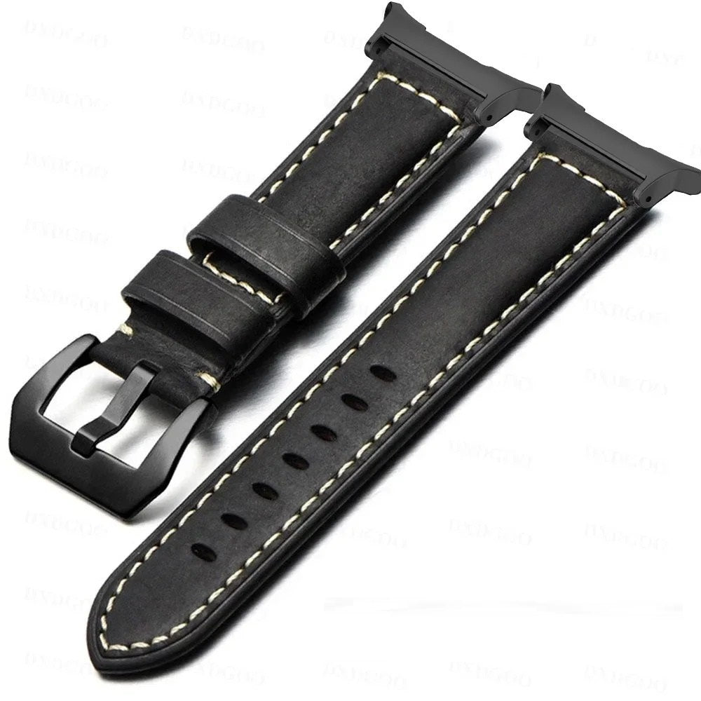 Vintage Frosted Leather For Samsung Galaxy Watch