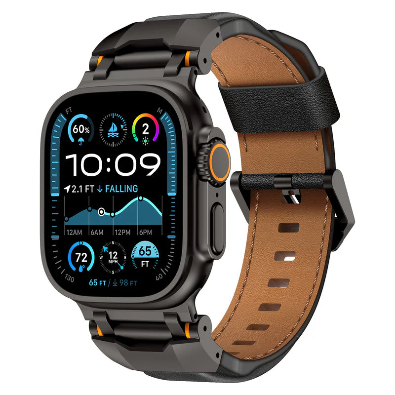 Airfoil Wings Leatcher Band For Apple Watch