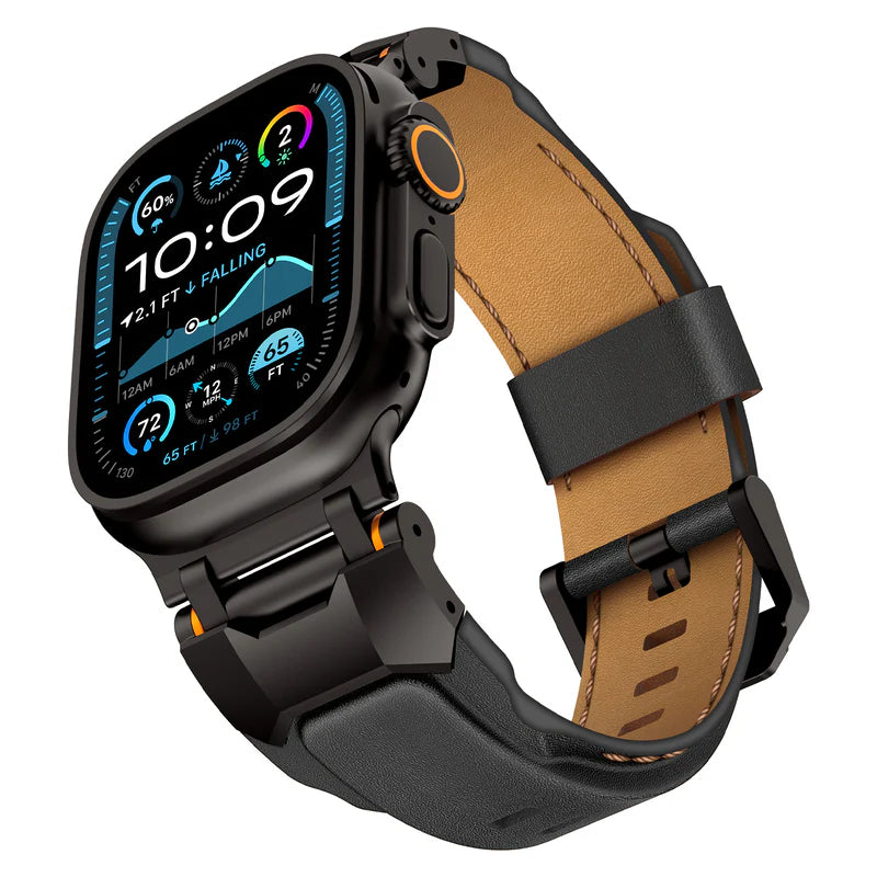 Airfoil Wings Leatcher Band For Apple Watch