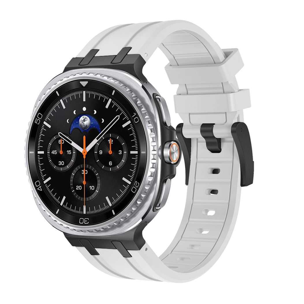 NEW AP Thick Silicone Band With Titanium Adapter For Samsung