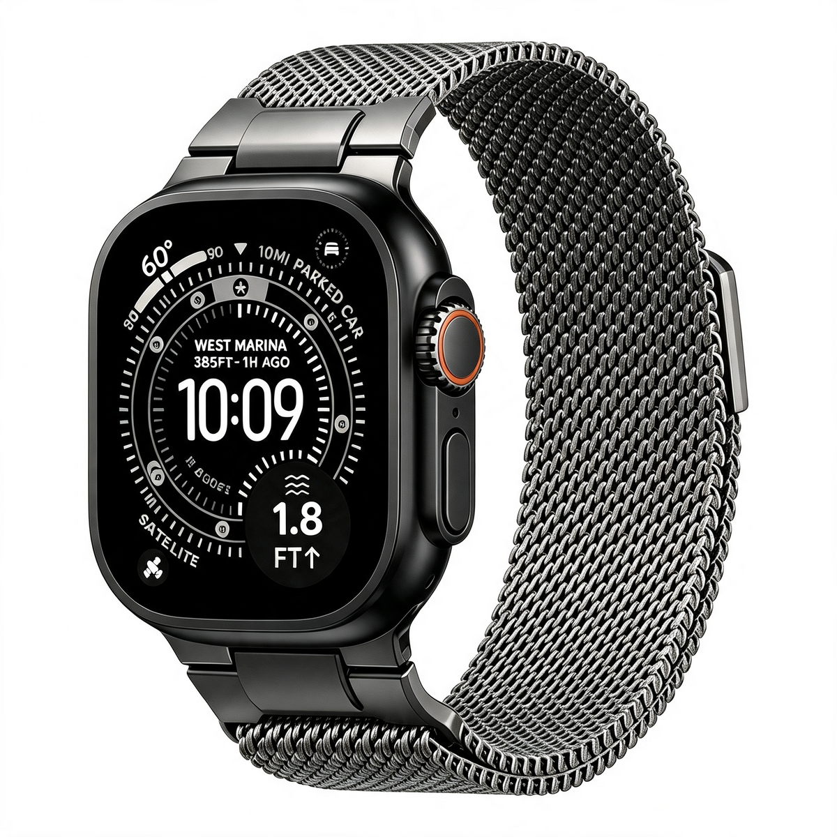 Mecha Milanese Loop Band For Apple Watch