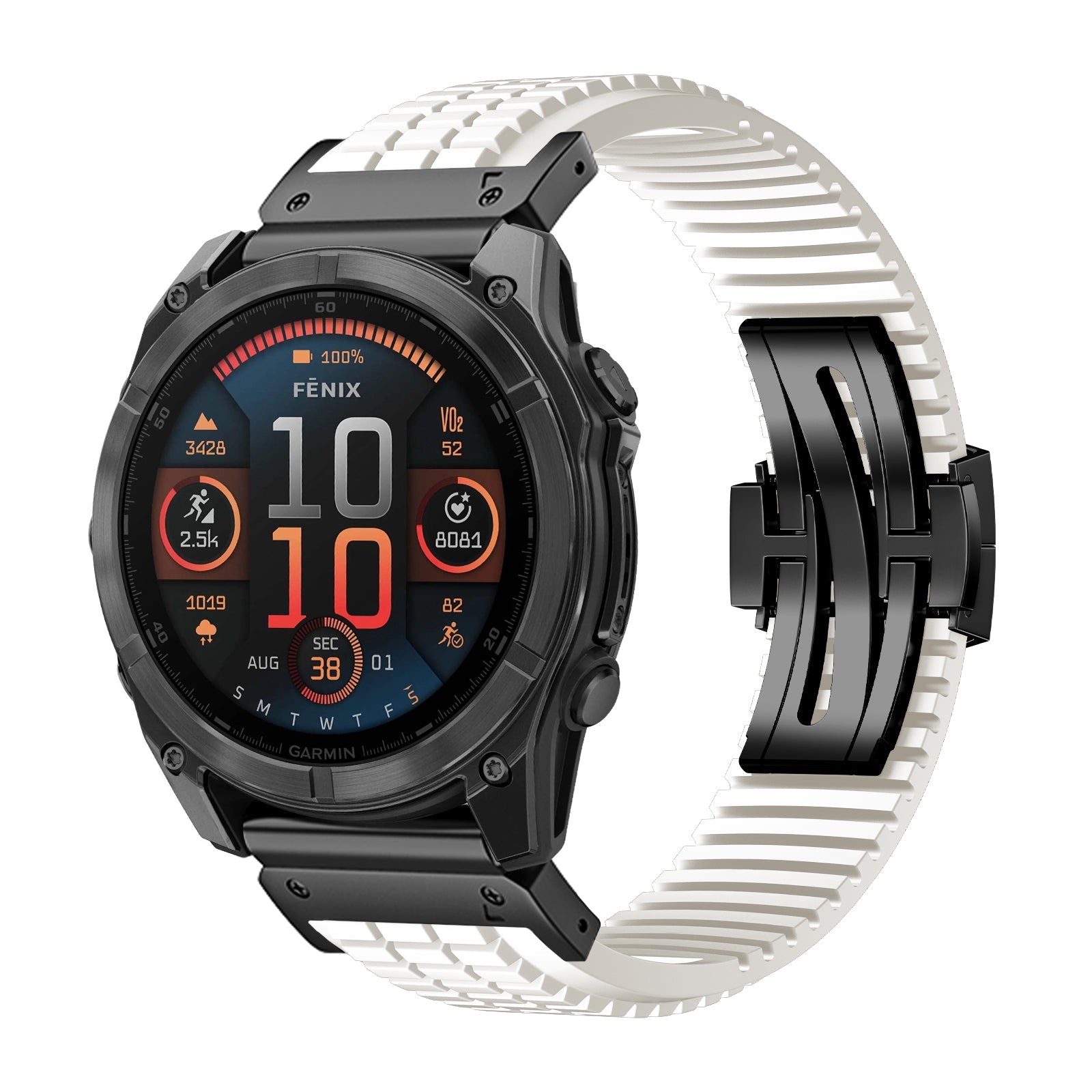 Cross-Country Fluororubber Strap Upgraded Version For Garmin