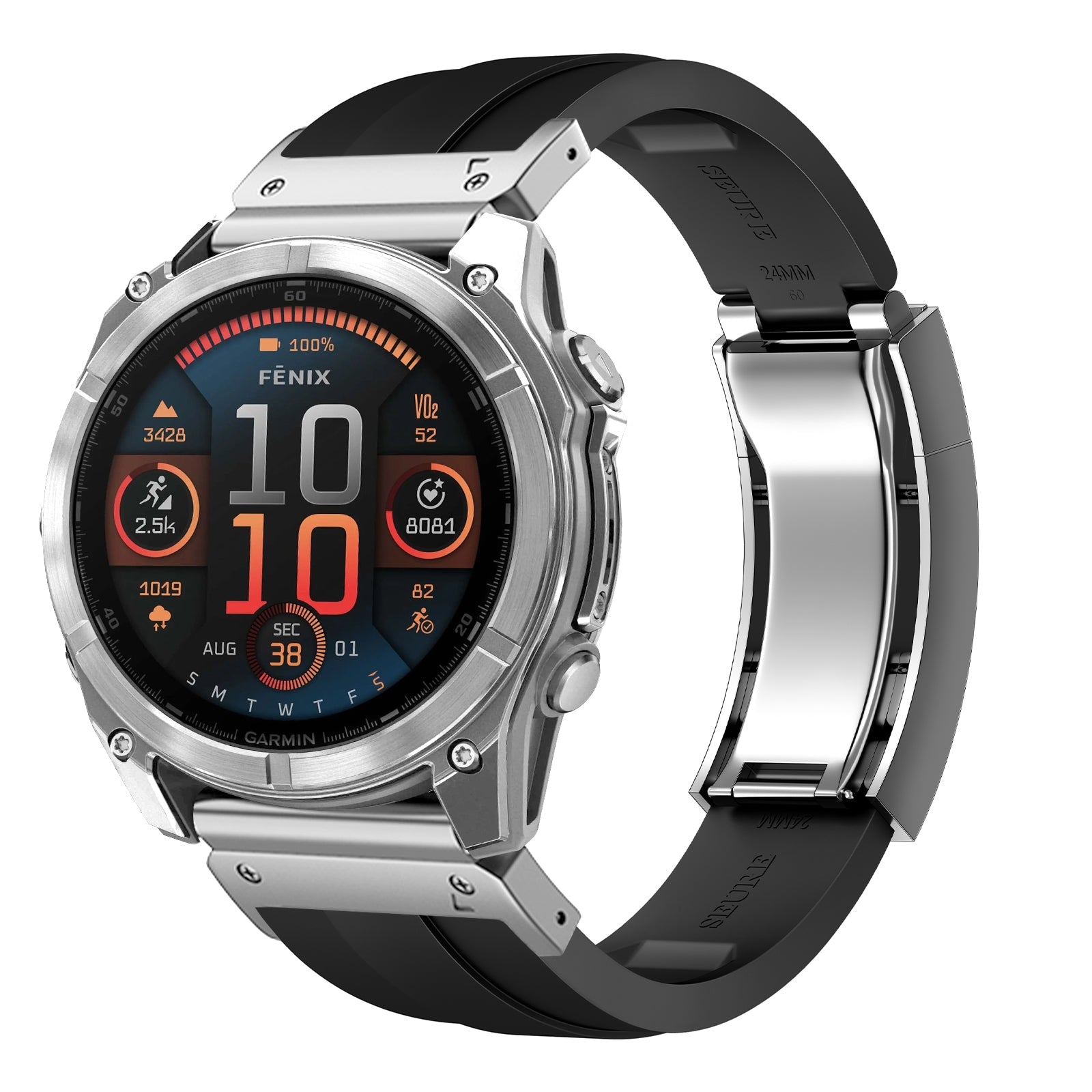 FKM Rubber Strap For Garmin