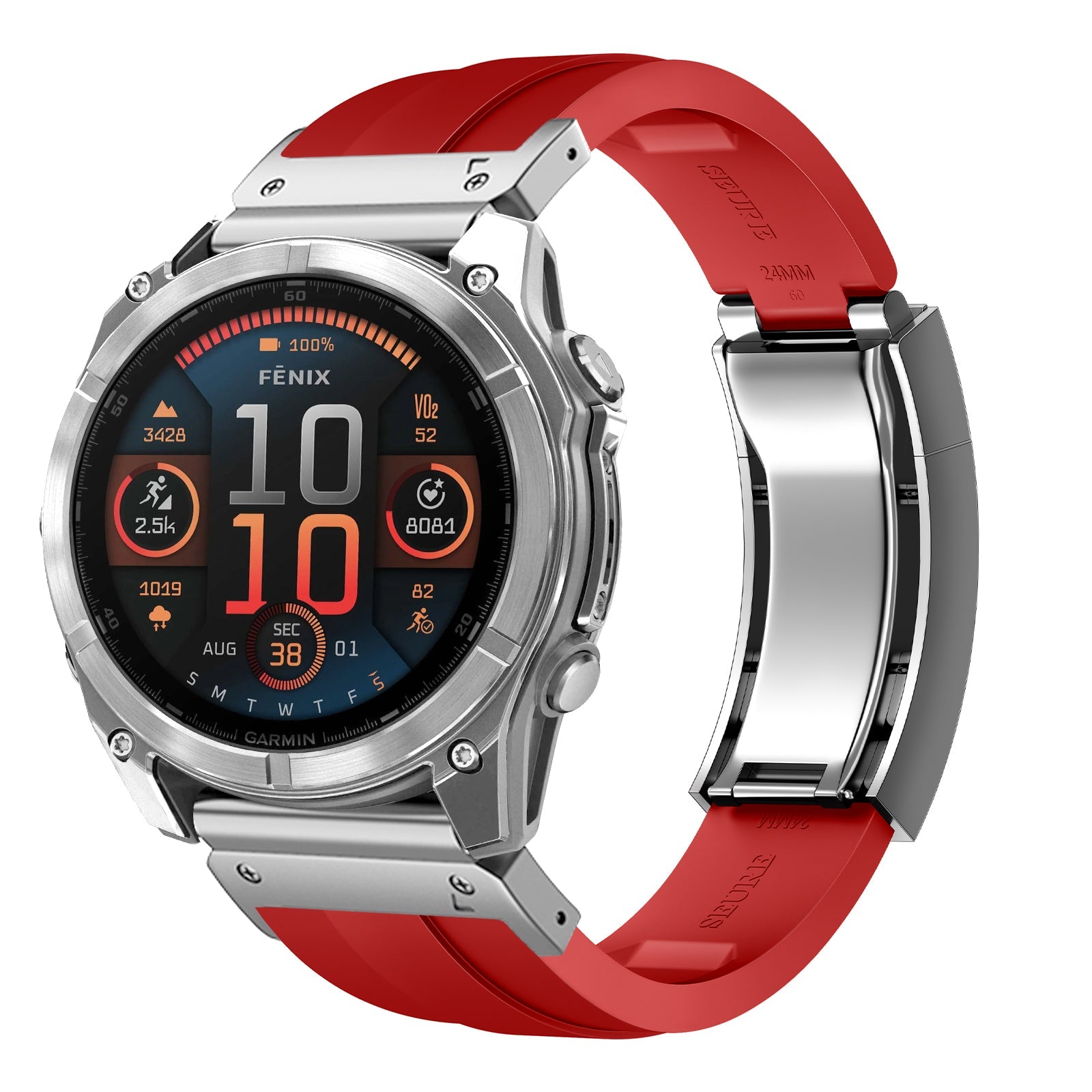 FKM Rubber Strap For Garmin