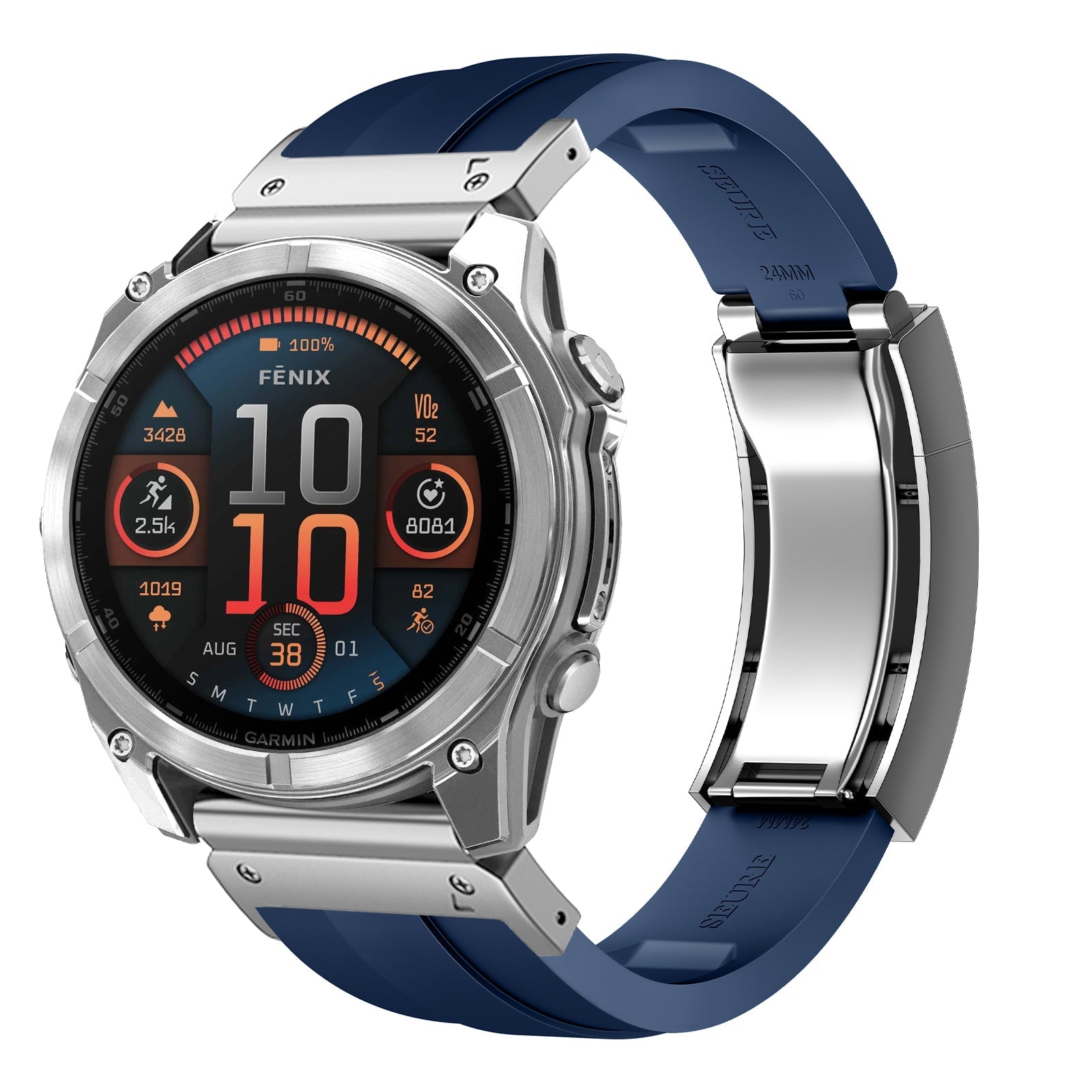 FKM Rubber Strap For Garmin