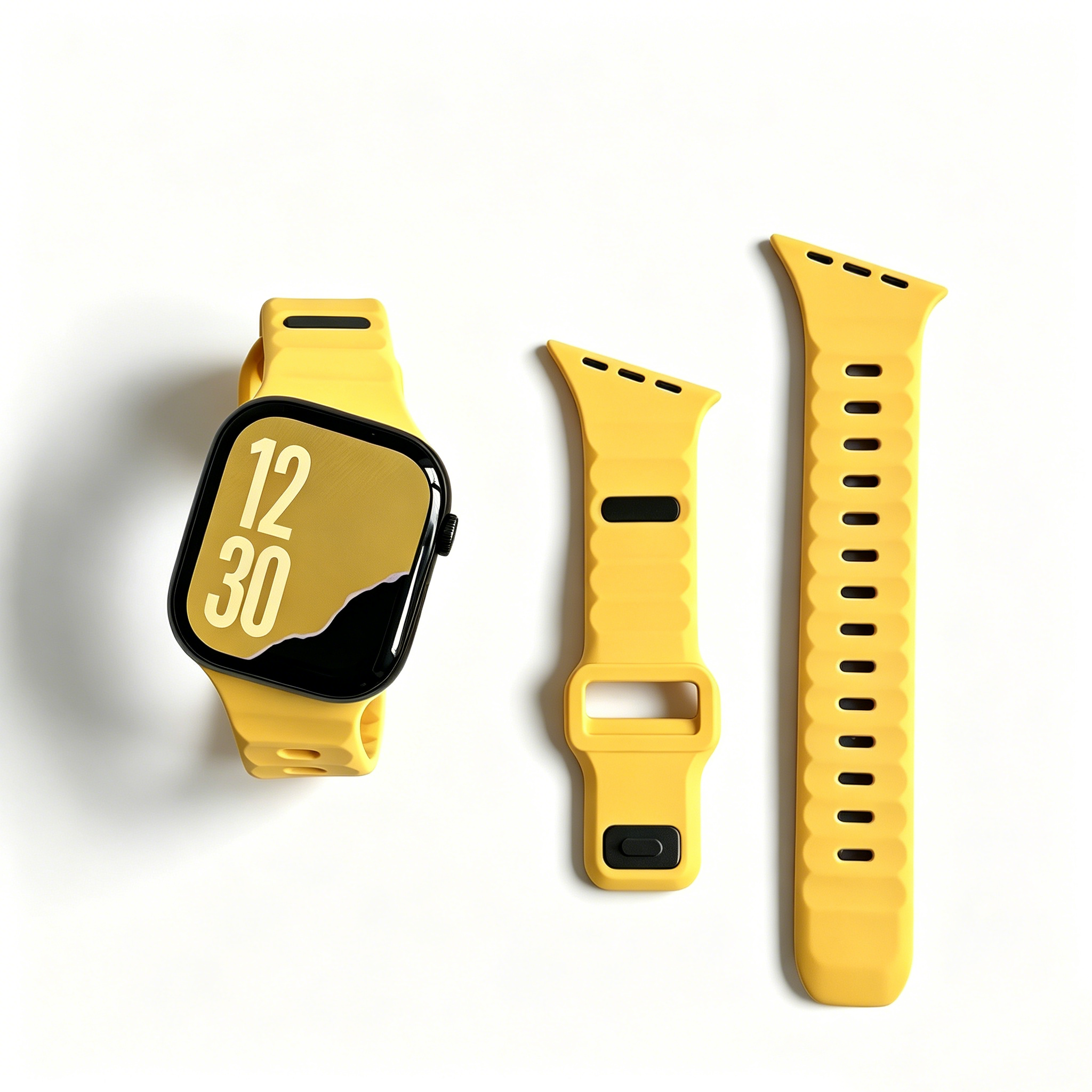 Asymmetric Ridge Design Sport Band For Apple Watch