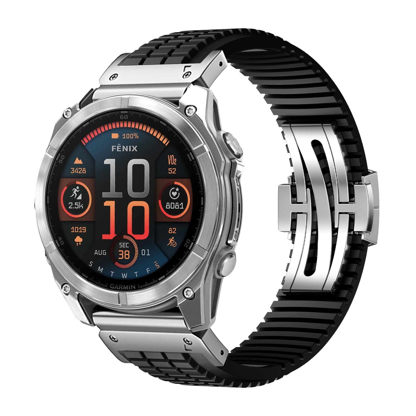 Cross-Country Fluororubber Strap Upgraded Version For Garmin