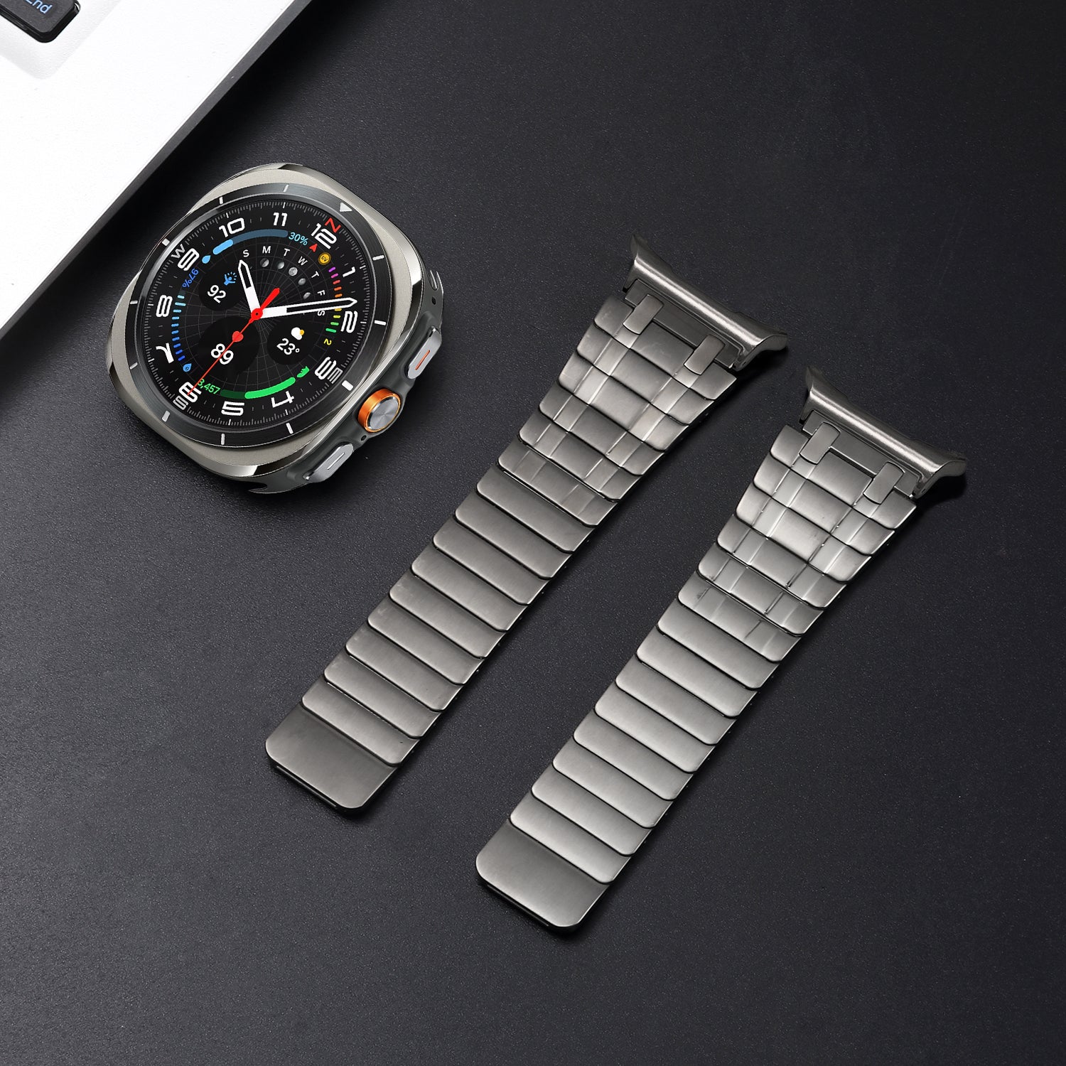 AP Frosted Stainless Steel Magnetic Band For Samsung Galaxy Watch 7 Ultra/Watch 8 Classic