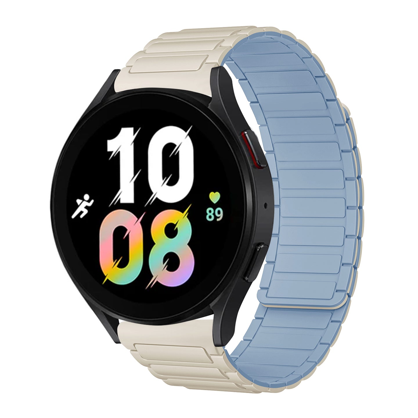 Silicone Magnetic Loop Watch Band For Samsung Galaxy Watch 4 / 5 / 6/7