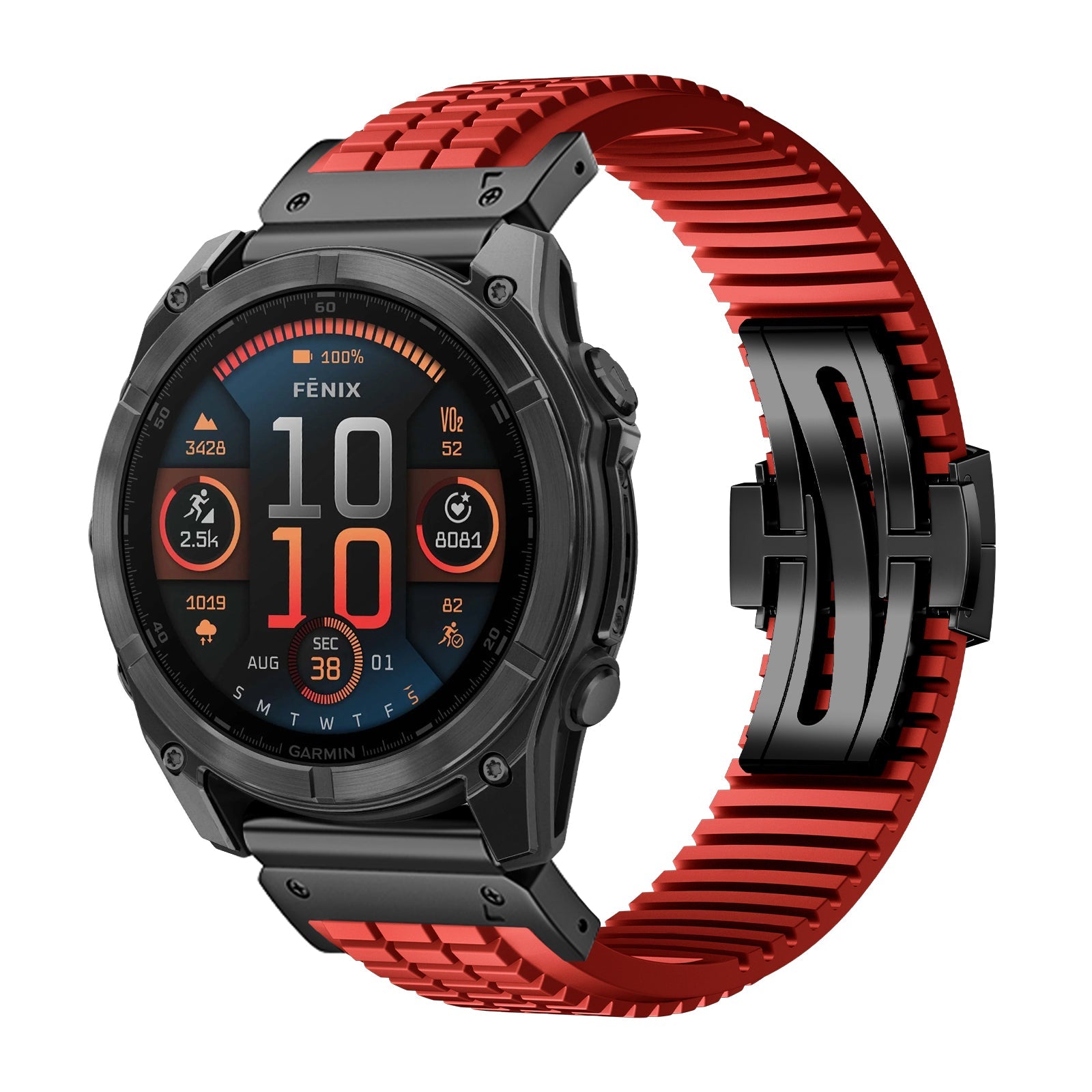 Cross-Country Fluororubber Strap Upgraded Version For Garmin