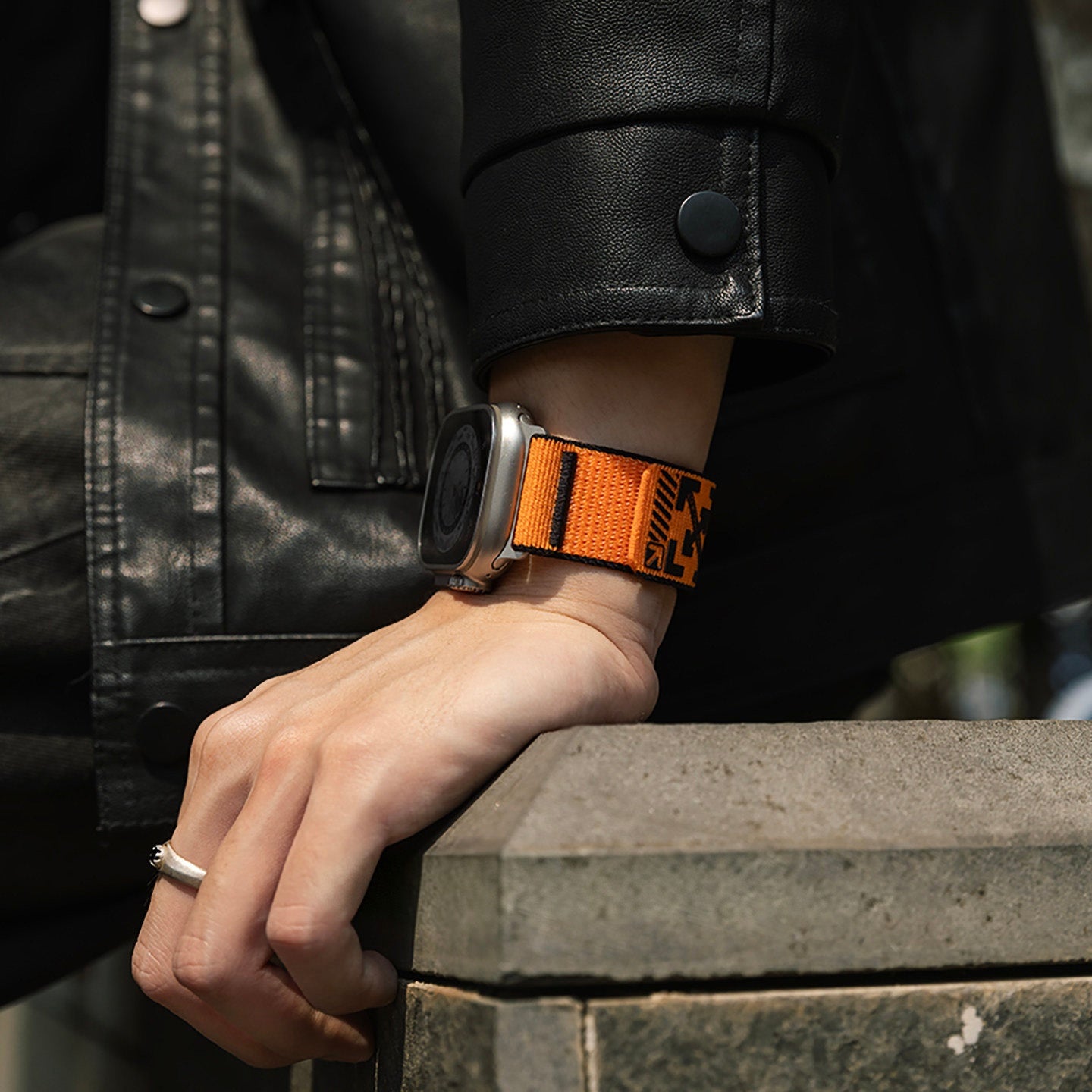 Techwear Tactical Nylon Band For Apple Watch