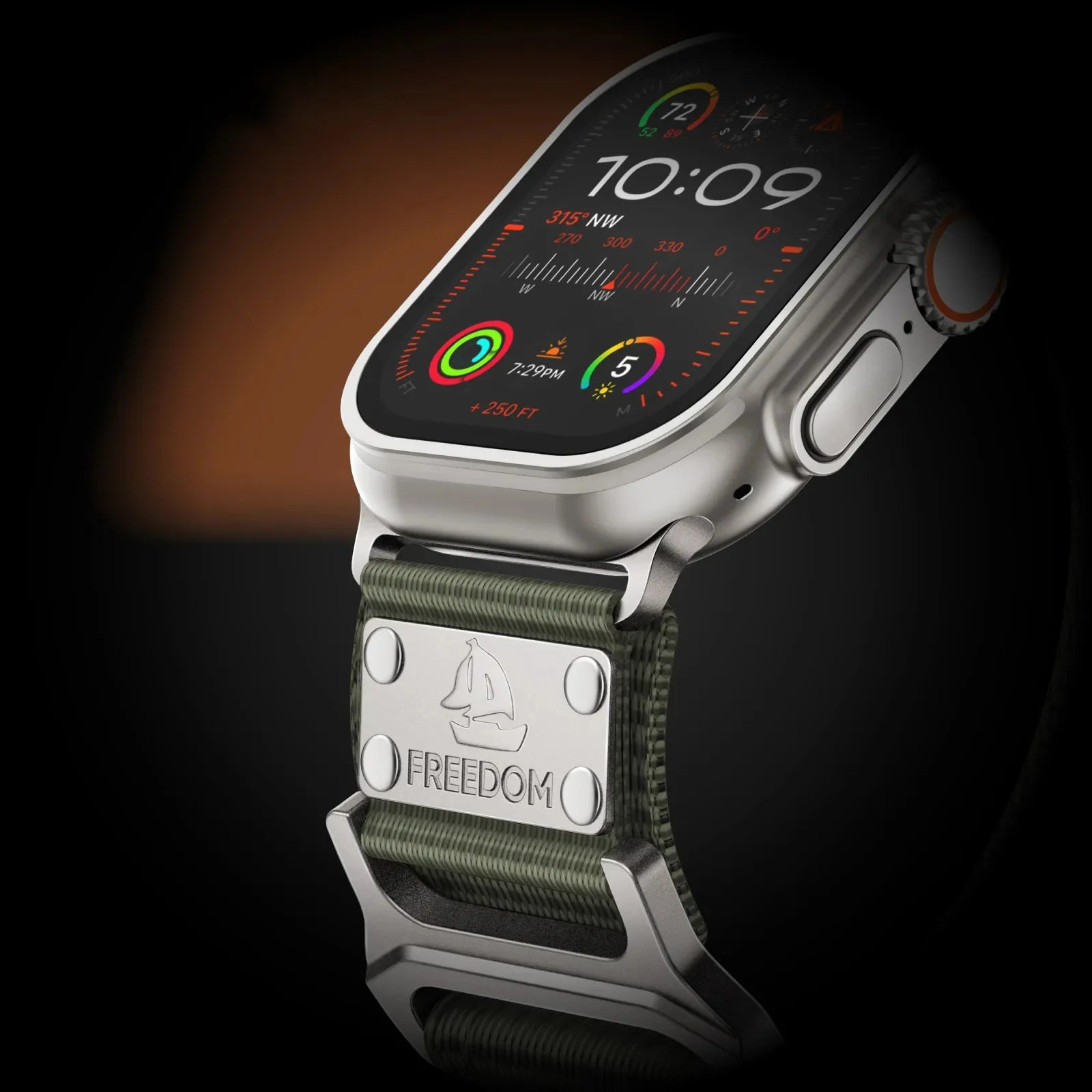 Ultra Wide Nylon Sport Strap For Apple Watch 42/44/45/46/49MM