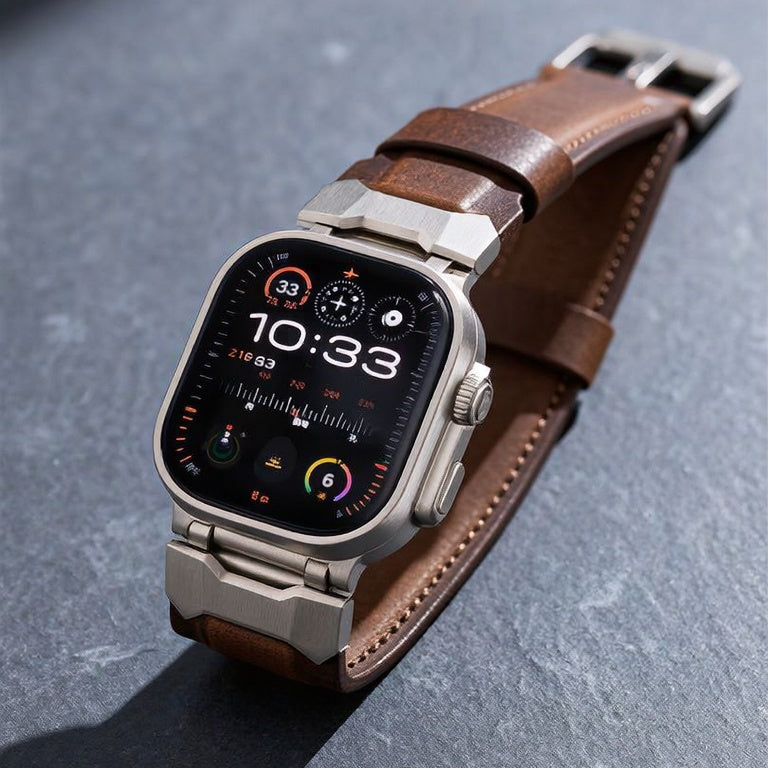 Airfoil Wings Leather Apple Watch Band