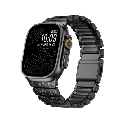 Carbon + FKM Band For Apple Watch