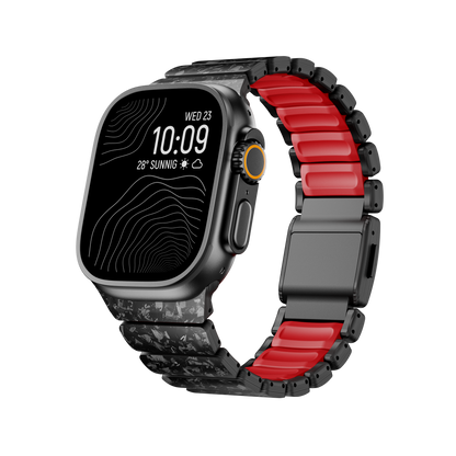 Carbon + FKM Band For Apple Watch