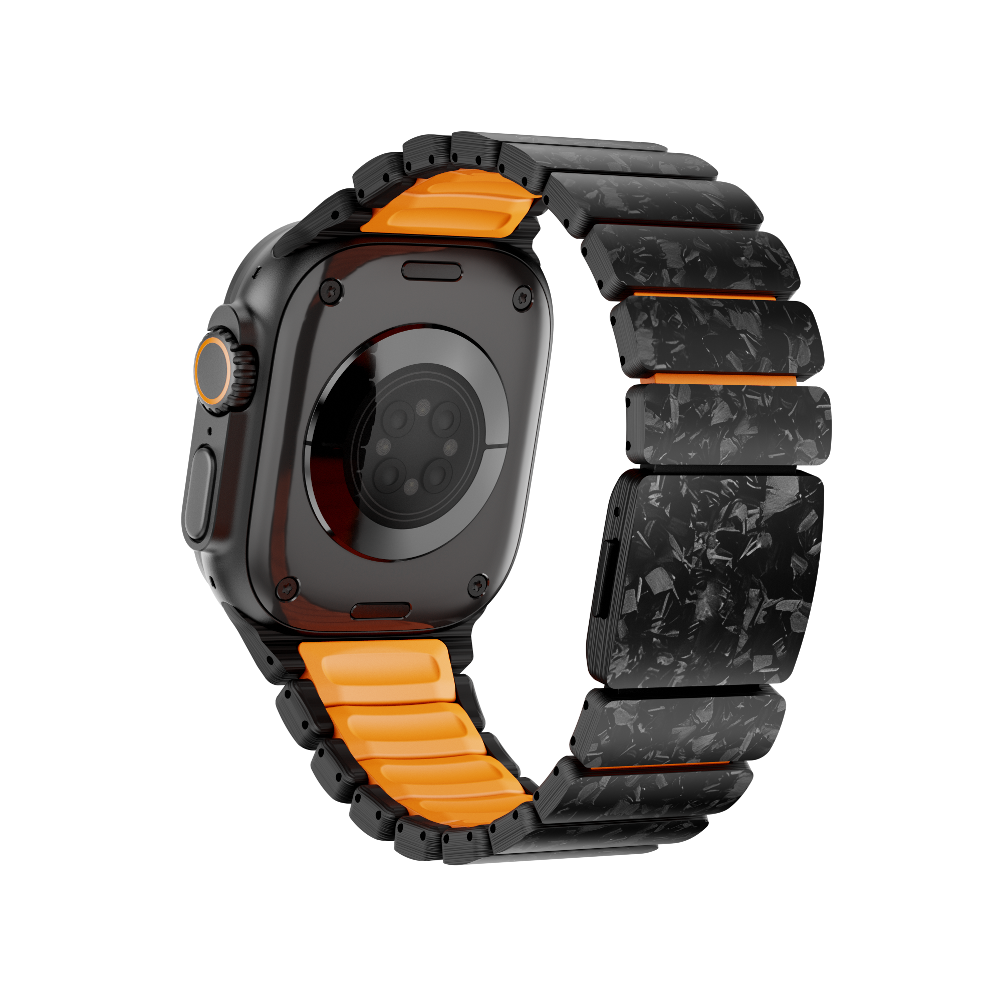 Carbon + FKM Band For Apple Watch