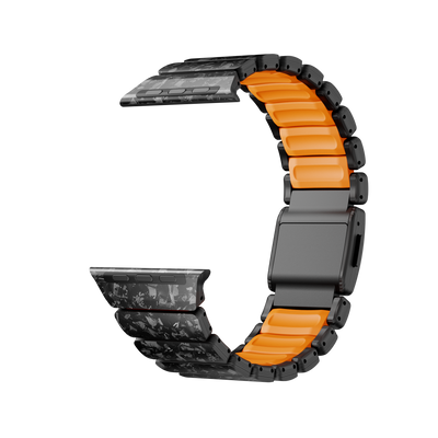 Carbon + FKM Band For Apple Watch