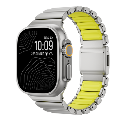 Ultra-Titanium +FKM Band Magnetic Clasp for Apple Watch