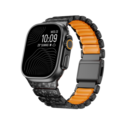 Carbon + FKM Band For Apple Watch