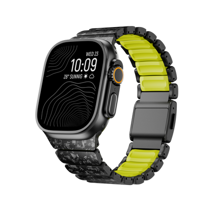 Carbon + FKM Band For Apple Watch
