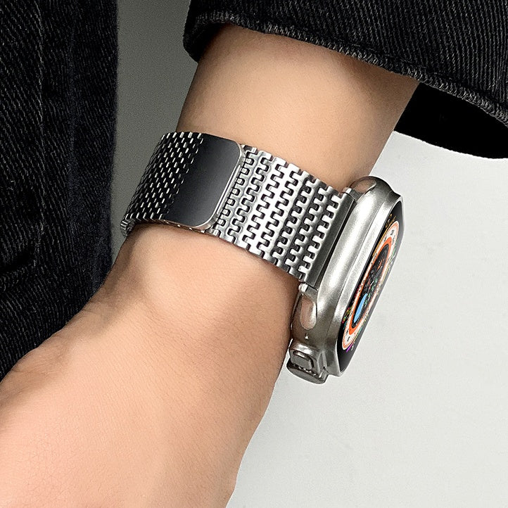 Designer Stainless Steel Magnet Band For Apple Watch