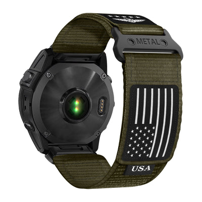 Rugged Nylon Band For Garmin-Lengthened Size