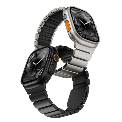 Ultra-Titanium +FKM Band Magnetic Clasp for Apple Watch
