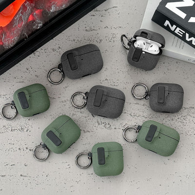 Auto Pop Latch Matte PC AirPods Case