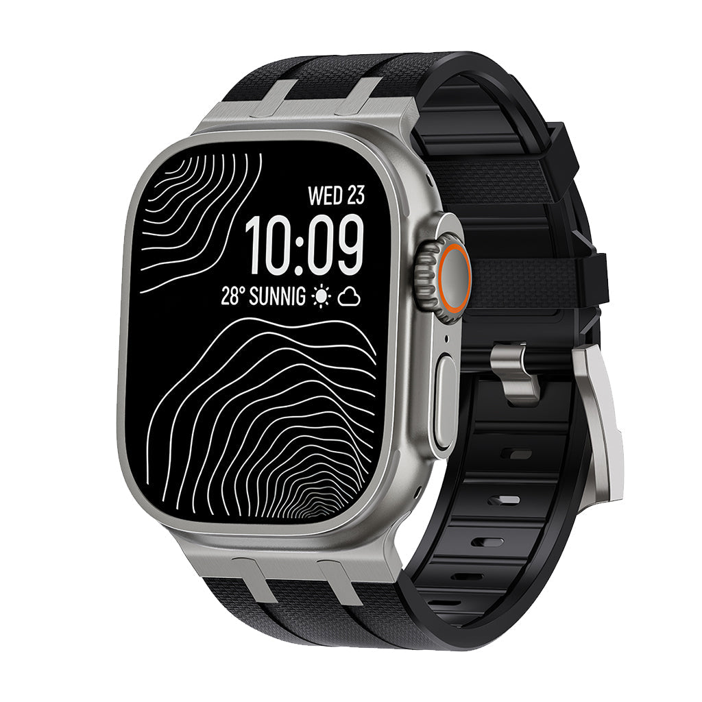 AP-Style Integrated FKM Apple Watch Band