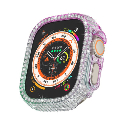 Diamond-encrusted Full Cover Case Screen Protector For Apple Watch