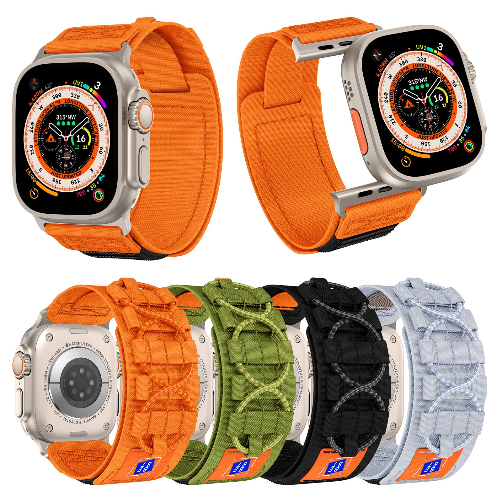 Newly Designed Durable Nylon Strap for Apple Watch