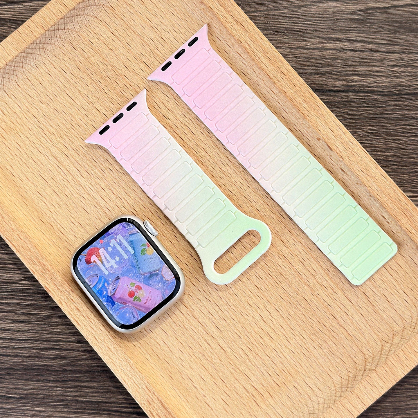 Magnetic Silicone Strap For Apple Watch